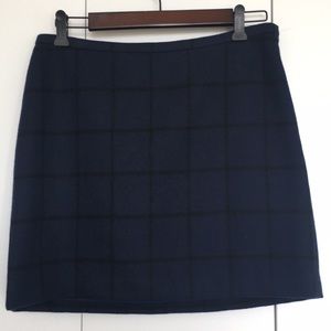 Madewell courtyard gridline skirt